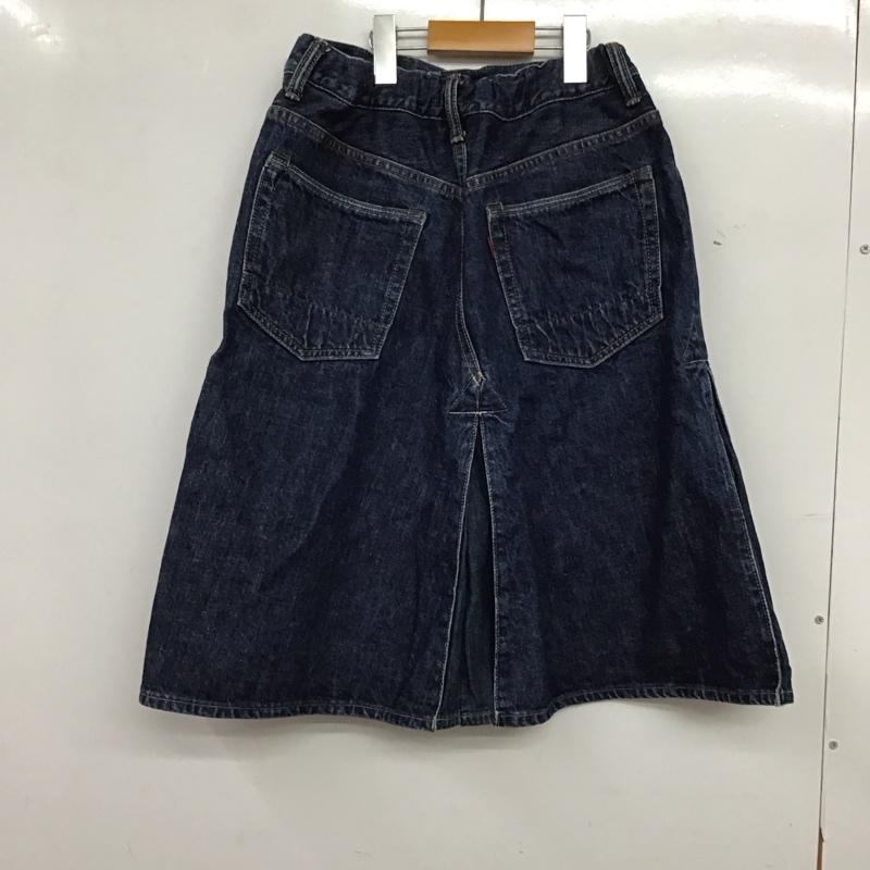 デニムアンドダンガリー DENIM＆DUNGAREE スカート ロングスカート デニムスカート フレアスカート カジュアルスカート 2 無地 インディゴ / インディゴ / Indigo ガールズ USED 古着 中古 10158089