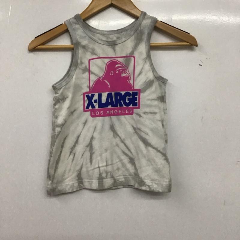 エクストララージ XLARGE カットソー 半袖 プリント 灰 / グレー / gray ボーイズ USED 古着 中古 10158090