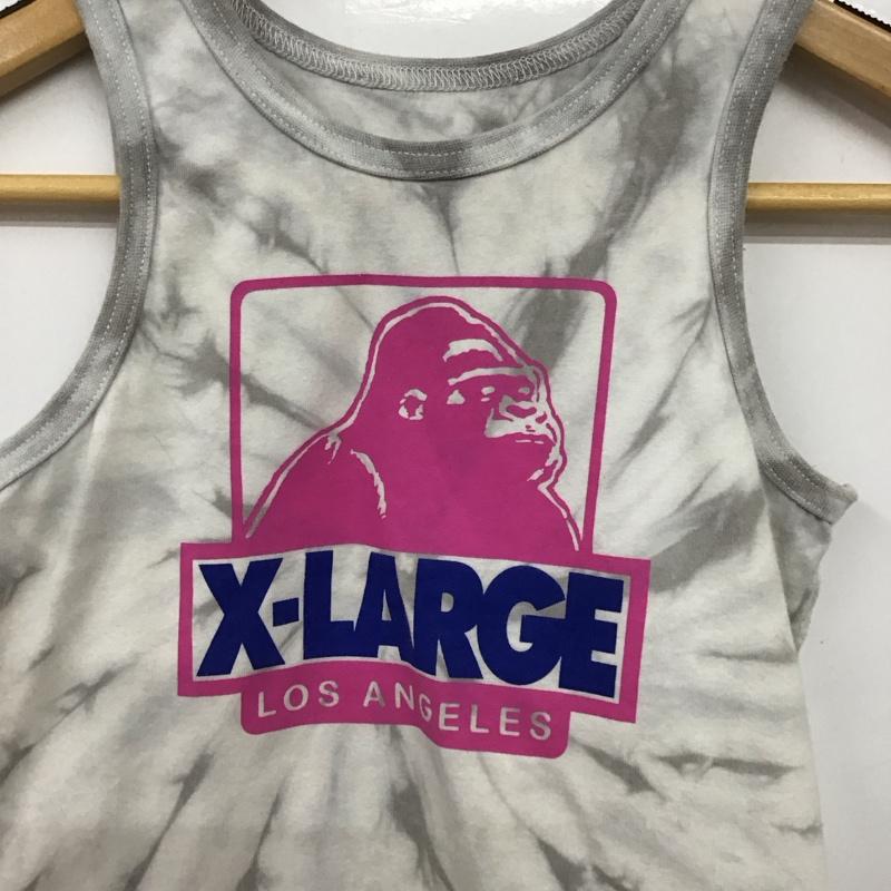 エクストララージ XLARGE カットソー 半袖 プリント 灰 / グレー / gray ボーイズ USED 古着 中古 10158090