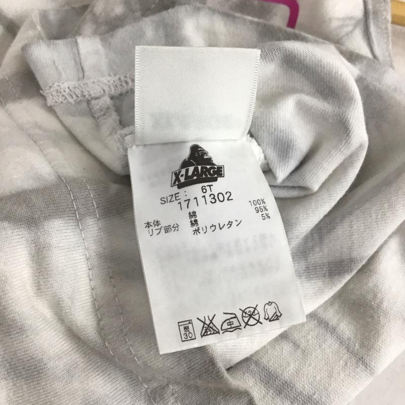 エクストララージ XLARGE カットソー 半袖 プリント 灰 / グレー / gray ボーイズ USED 古着 中古 10158090