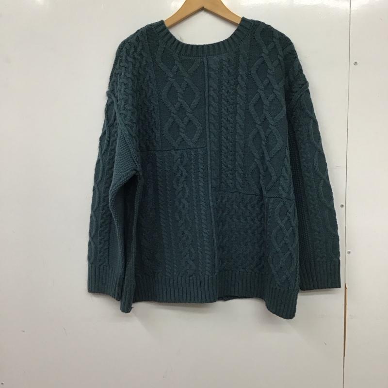 ローリーズファーム LOWRYS FARM カーディガン 長袖 長袖カーディガンニット フロントボタン FREE  紺 / ネイビー / navy レディース USED 古着 中古 10158091