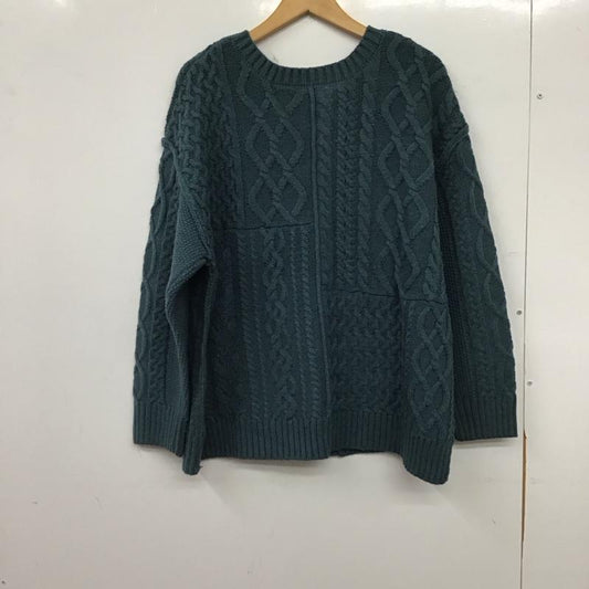 ローリーズファーム LOWRYS FARM カーディガン 長袖 長袖カーディガンニット フロントボタン FREE  紺 / ネイビー / navy レディース USED 古着 中古 10158091
