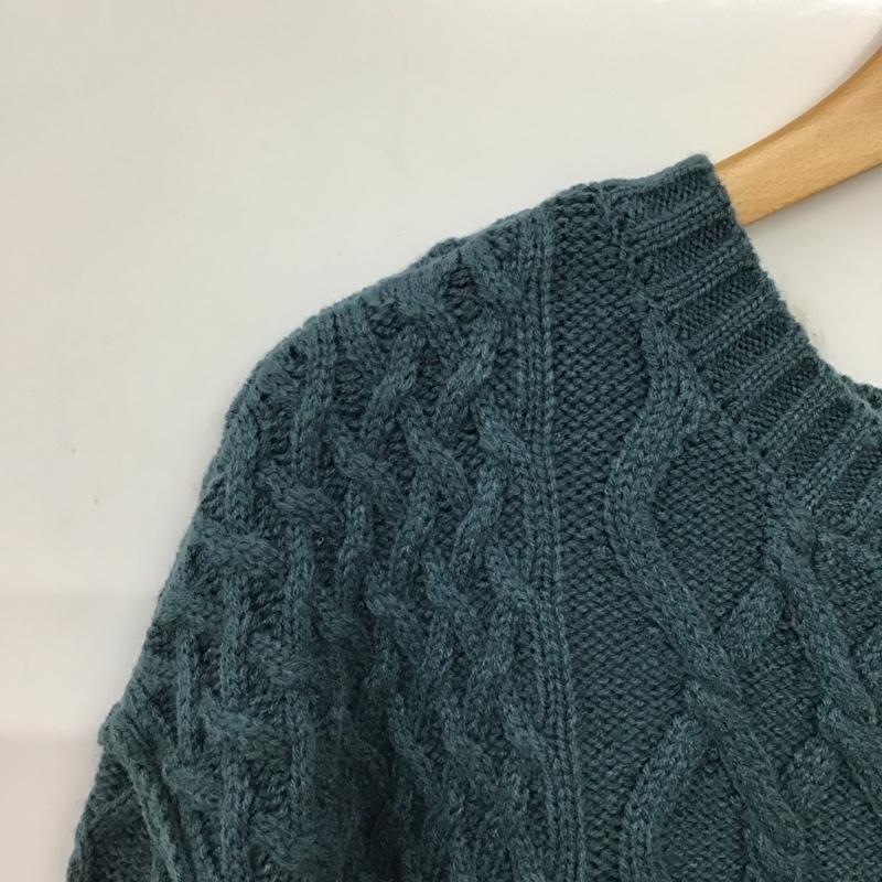 ローリーズファーム LOWRYS FARM カーディガン 長袖 長袖カーディガンニット フロントボタン FREE  紺 / ネイビー / navy レディース USED 古着 中古 10158091