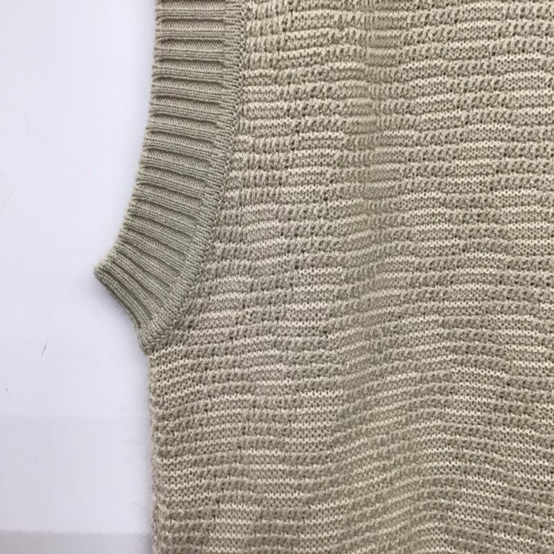 ローリーズファーム LOWRYS FARM ベスト ベスト ニットベスト ノースリーブカットソー プルオーバー FREE 無地 ベージュ / ベージュ / beige レディース USED 古着 中古 10158095
