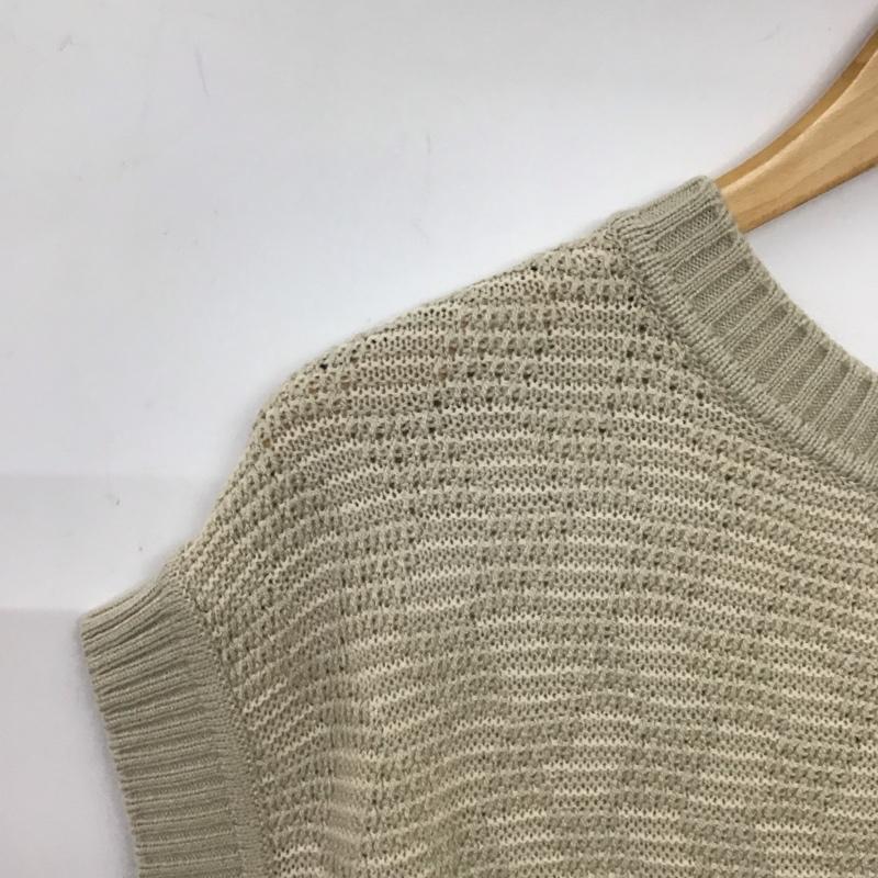 ローリーズファーム LOWRYS FARM ベスト ベスト ニットベスト ノースリーブカットソー プルオーバー FREE 無地 ベージュ / ベージュ / beige レディース USED 古着 中古 10158095