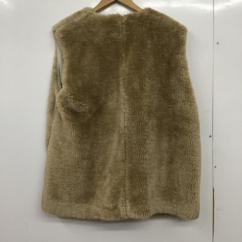 ローリーズファーム LOWRYS FARM ベスト ベスト ファーベスト ノースリーブ FREE 無地 ベージュ / ベージュ / beige レディース USED 古着 中古 10158096