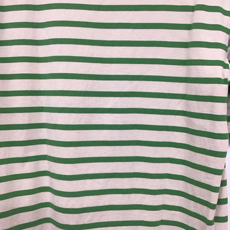 ローリーズファーム LOWRYS FARM カットソー 半袖 半袖カットソー プリントTシャツ クルーネックカットソー FREE ボーダー柄 ベージュ / ベージュ / beige レディース USED 古着 中古 10158097