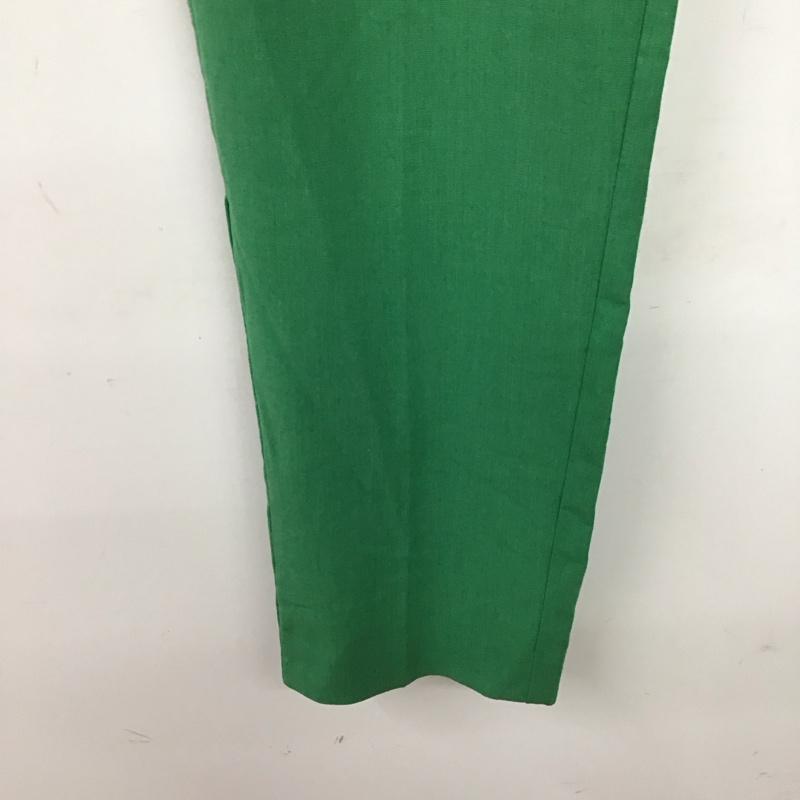 ジーナシス JEANASIS パンツ ワークパンツ、ペインターパンツ スラックスパンツ ワイドパンツ センタータックパンツ FREE 無地 緑 / グリーン / green レディース USED 古着 中古 10158100