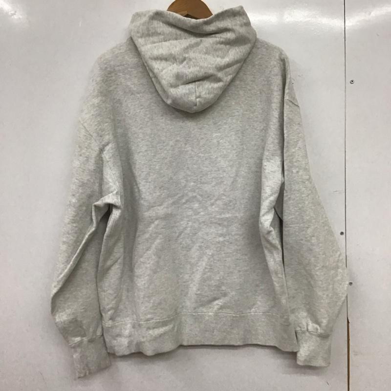 ビームス BEAMS パーカー 長袖 長袖パーカー プルオーバーパーカー スウェット M ロゴ、文字 灰 / グレー / gray メンズ USED 古着 中古 10158104