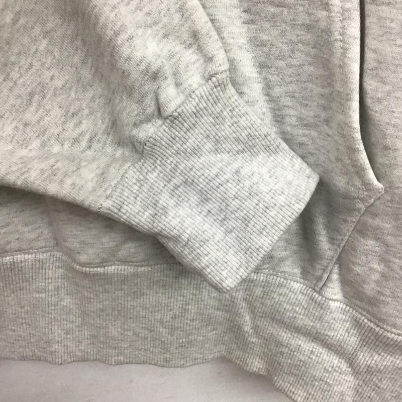 ビームス BEAMS パーカー 長袖 長袖パーカー プルオーバーパーカー スウェット M ロゴ、文字 灰 / グレー / gray メンズ USED 古着 中古 10158104