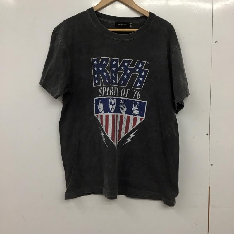 グッドスピード GOOD SPEED Tシャツ 半袖 半袖カットソー プリントTシャツ クルーネックカットソー M プリント ダークグレー / ダークグレー / メンズ USED 古着 中古 10158105