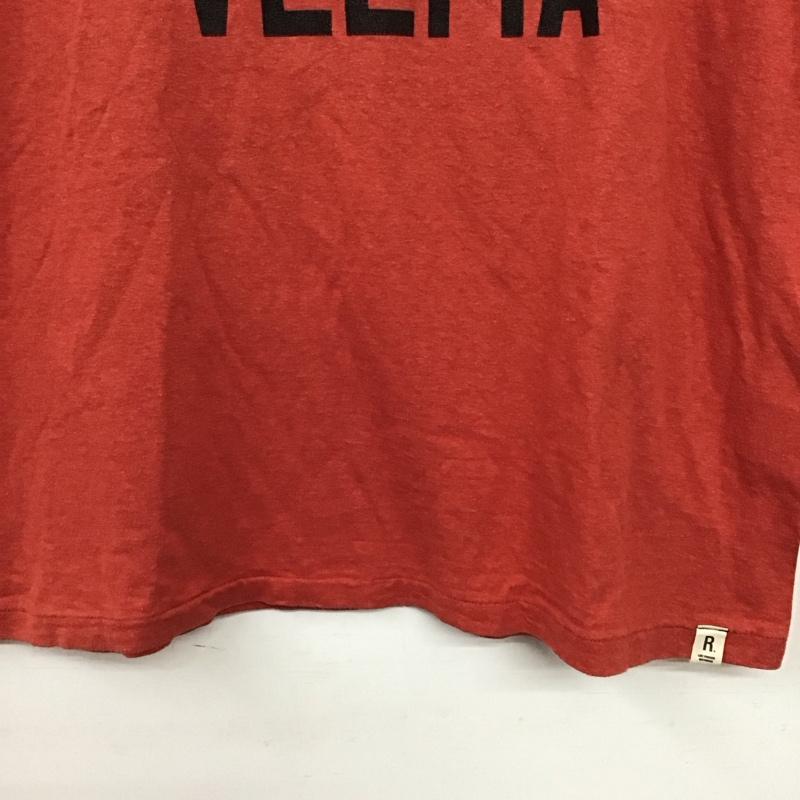 ロットワイラー ROTTWEILER Tシャツ 半袖 半袖カットソー プリントTシャツ クルーネックカットソー XL ロゴ、文字 赤 / レッド / red メンズ USED 古着 中古 10158106