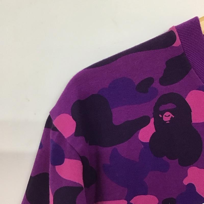 アベイシングエイプ A BATHING APE Tシャツ 半袖 半袖カットソー プリントTシャツ クルーネックカットソー L プリント マルチカラー / マルチカラー / multicolor メンズ USED 古着 中古 10158109