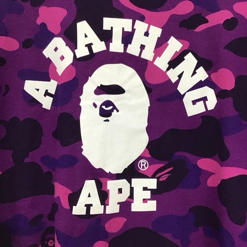 アベイシングエイプ A BATHING APE Tシャツ 半袖 半袖カットソー プリントTシャツ クルーネックカットソー L プリント マルチカラー / マルチカラー / multicolor メンズ USED 古着 中古 10158109