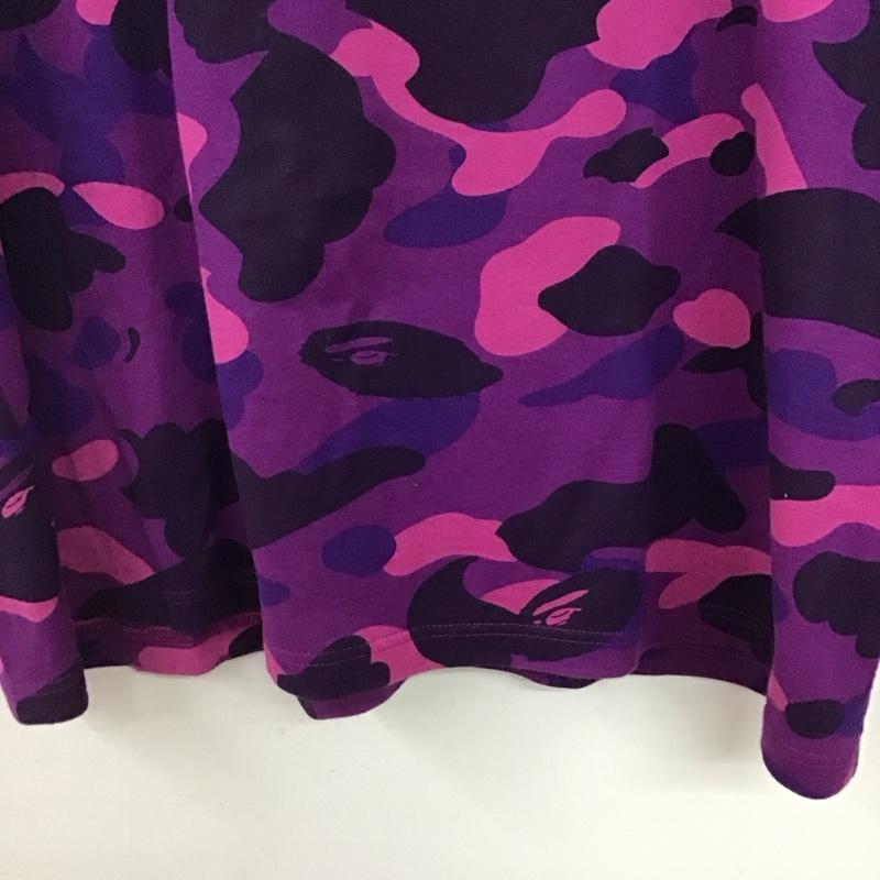 アベイシングエイプ A BATHING APE Tシャツ 半袖 半袖カットソー プリントTシャツ クルーネックカットソー L プリント マルチカラー / マルチカラー / multicolor メンズ USED 古着 中古 10158109