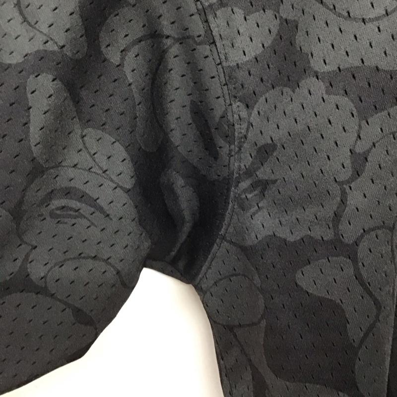 アベイシングエイプ A BATHING APE カットソー 半袖 半袖カットソー プリントTシャツ Vネックカットソー XL ロゴ、文字 黒 / ブラック / black メンズ USED 古着 中古 10158112