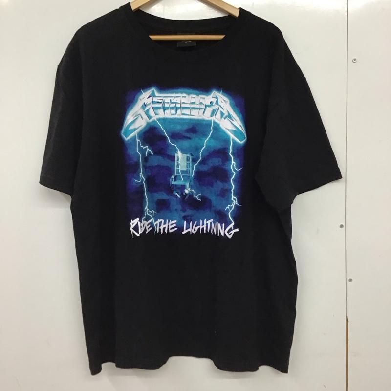 古着 USED Tシャツ 半袖 半袖カットソー プリントTシャツ クルーネックカットソー XL ロゴ、文字 黒 / ブラック / black メンズ USED 古着 中古 10158115