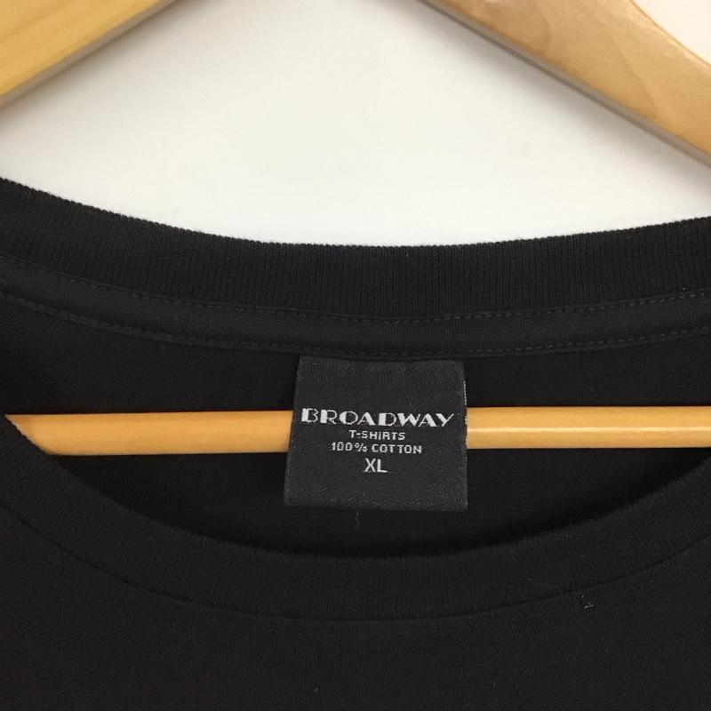 古着 USED Tシャツ 半袖 半袖カットソー プリントTシャツ クルーネックカットソー XL ロゴ、文字 黒 / ブラック / black メンズ USED 古着 中古 10158115