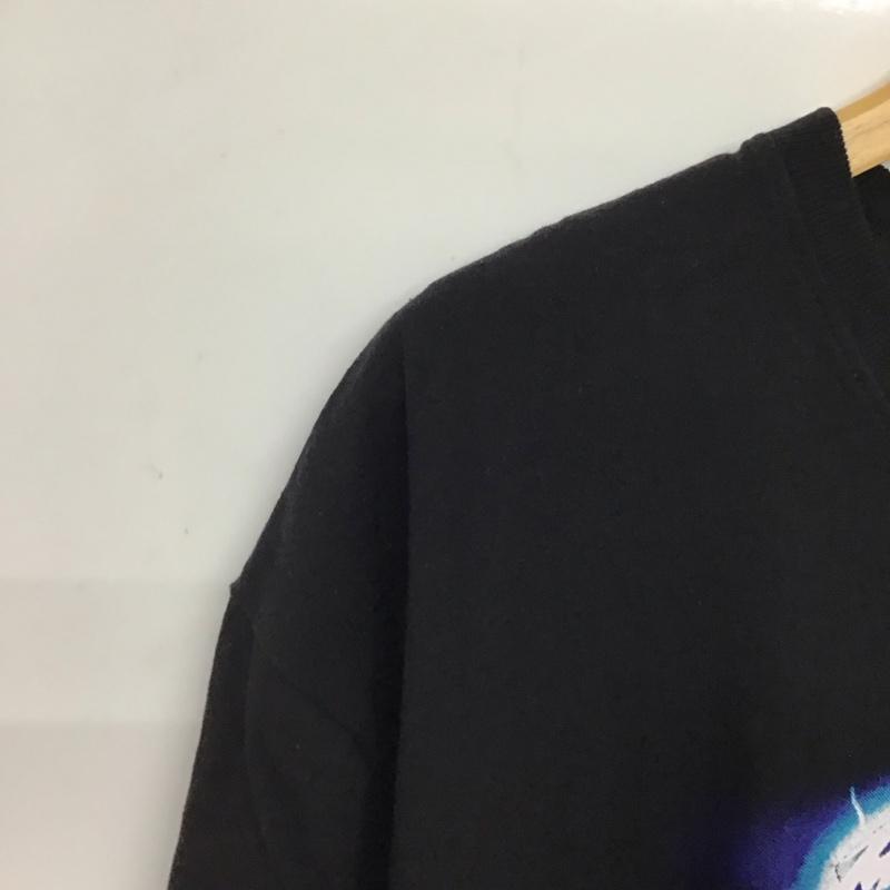 古着 USED Tシャツ 半袖 半袖カットソー プリントTシャツ クルーネックカットソー XL ロゴ、文字 黒 / ブラック / black メンズ USED 古着 中古 10158115