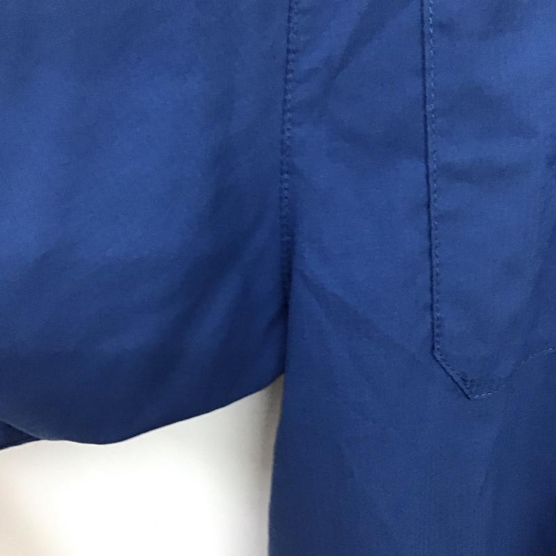 コロンビア Columbia シャツ、ブラウス 半袖 半袖シャツ ポケットシャツ M ロゴ、文字 青 / ブルー / blue メンズ USED 古着 中古 10158116