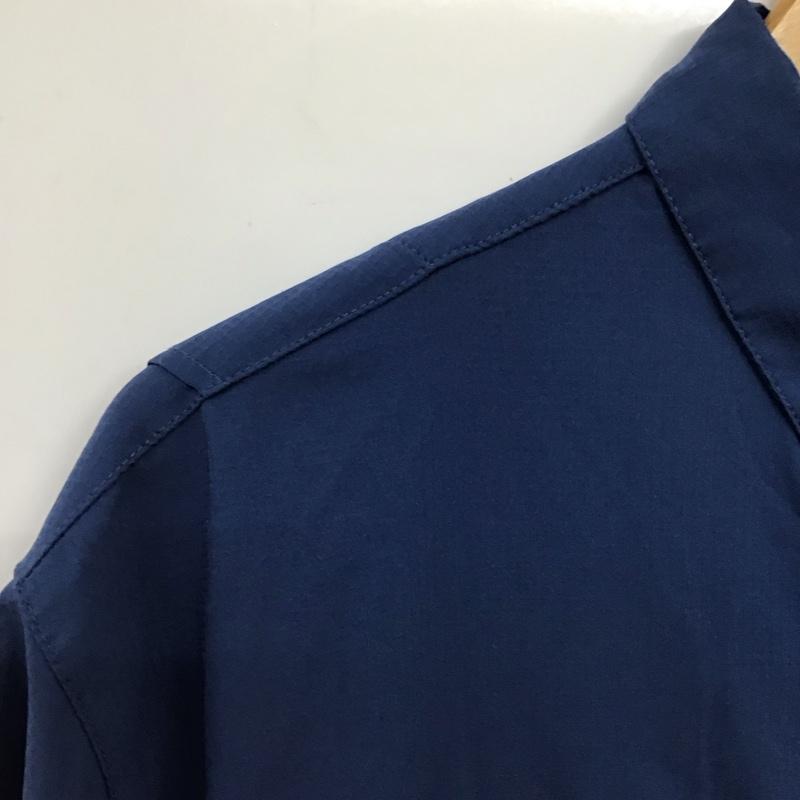 コロンビア Columbia シャツ、ブラウス 半袖 半袖シャツ ポケットシャツ M ロゴ、文字 青 / ブルー / blue メンズ USED 古着 中古 10158116