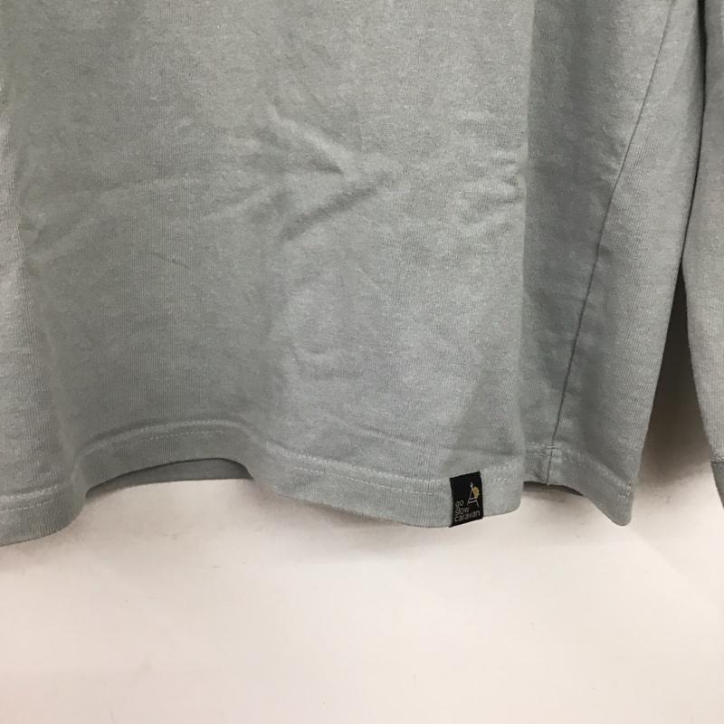 ゴースローキャラバン go slow caravan カットソー 長袖 長袖カットソー プリントカットソー クルーネック 4 プリント 灰 / グレー / gray メンズ USED 古着 中古 10158118