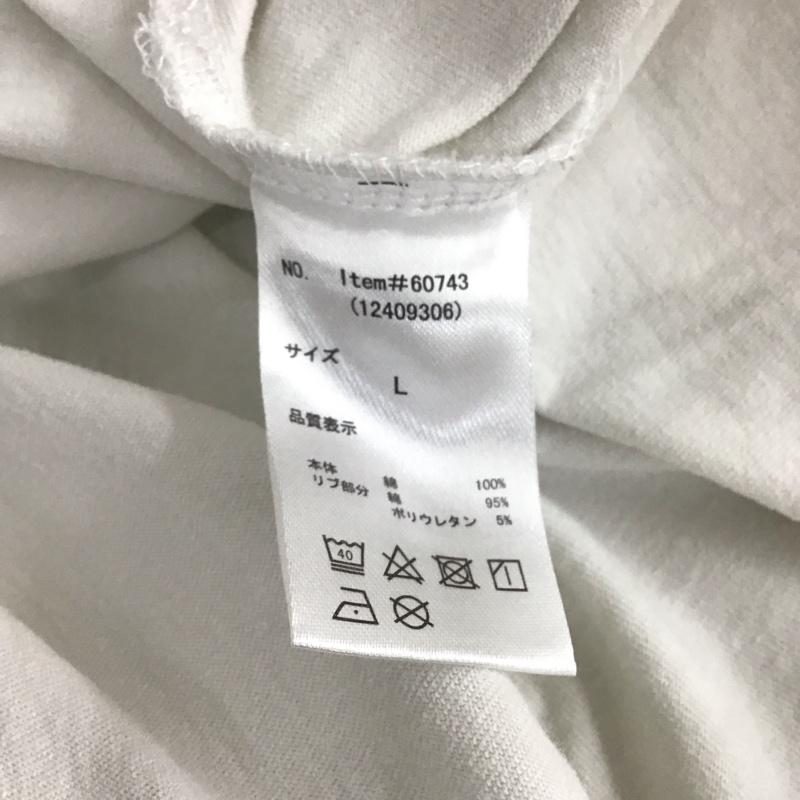 古着 USED Tシャツ 半袖 半袖カットソー プリントTシャツ クルーネックカットソー L プリント 白 / ホワイト / white メンズ USED 古着 中古 10158119