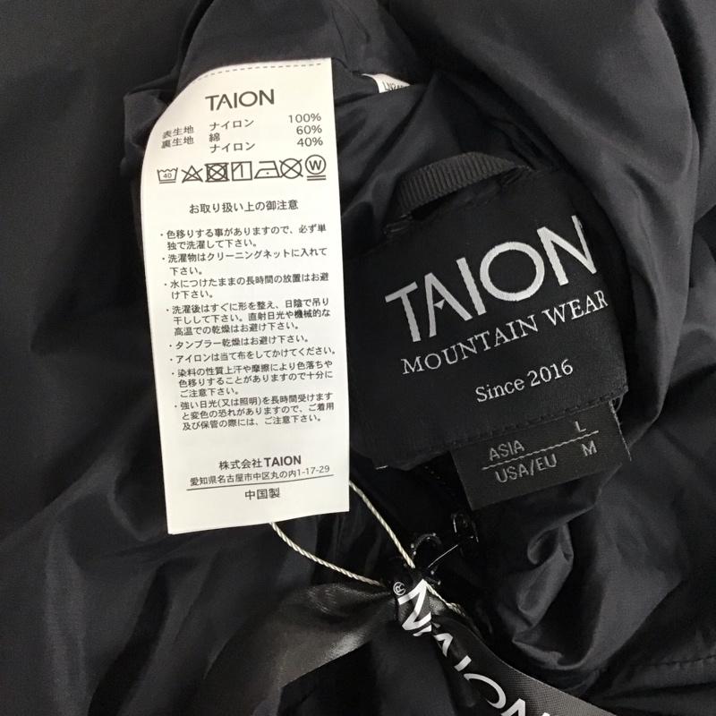 タイオン TAION パンツ ショートパンツ ショートパンツ ナイロンパンツ L ロゴ、文字 紺 / ネイビー / navy X カーキ / カーキ / khaki メンズ USED 古着 中古 10158123