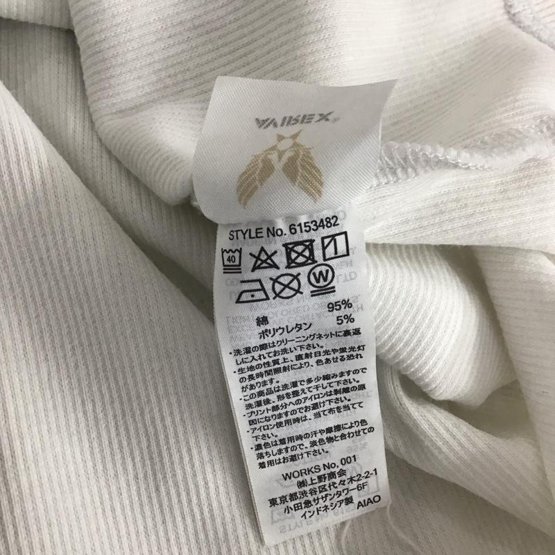 アヴィレックス AVIREX U.S.A. カットソー 長袖 長袖カットソー ヘンリーネックカットソー M 無地 白 / ホワイト / white メンズ USED 古着 中古 10158125
