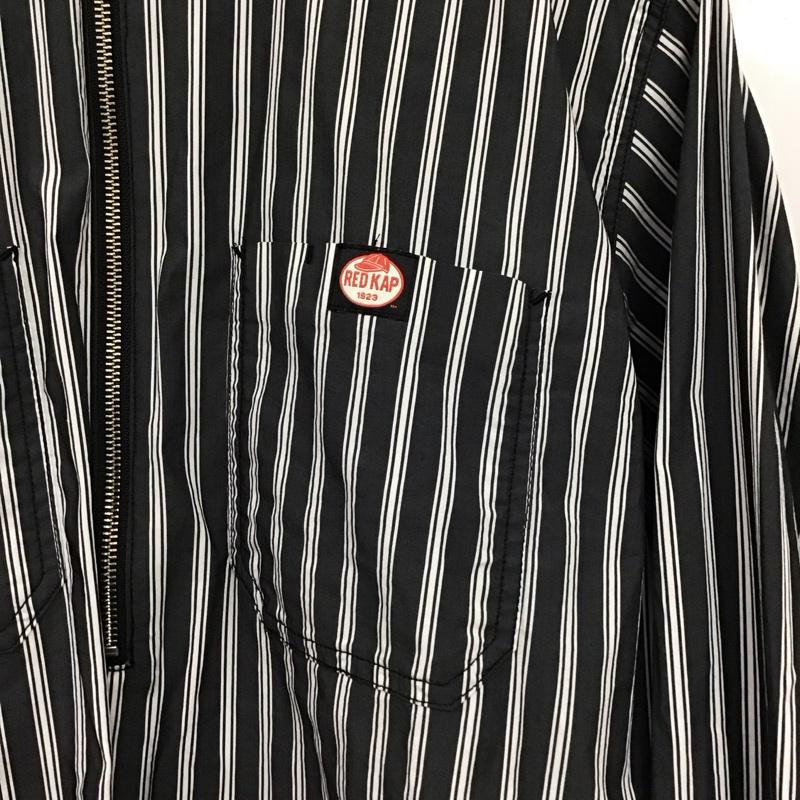 フリークスストア FREAK S STORE シャツ、ブラウス 長袖 長袖シャツ ジップアップ M ストライプ 白 / ホワイト / white X ダークグレー / ダークグレー / メンズ USED 古着 中古 10158128