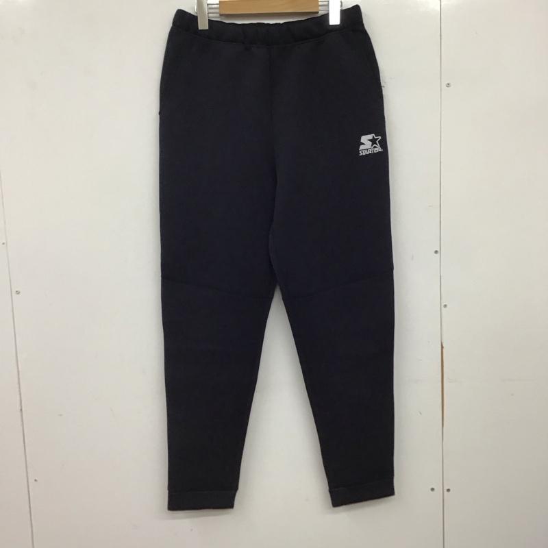 スターターブラックレーベル STARTER BLACK LABEL パンツ ワークパンツ、ペインターパンツ ワイドパンツ カジュアルパンツ ワークパンツ ジャージ XL 無地 紺 / ネイビー / navy メンズ USED 古着 中古 10158132