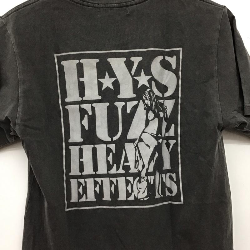 ヒステリック HYSTERIC Tシャツ 半袖 半袖カットソー プリントTシャツ クルーネックカットソー S ロゴ、文字 ダークグレー / ダークグレー / メンズ USED 古着 中古 10158135