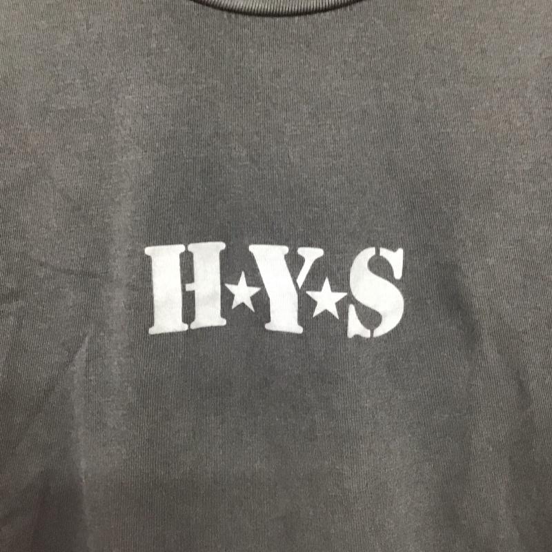 ヒステリック HYSTERIC Tシャツ 半袖 半袖カットソー プリントTシャツ クルーネックカットソー S ロゴ、文字 ダークグレー / ダークグレー / メンズ USED 古着 中古 10158135