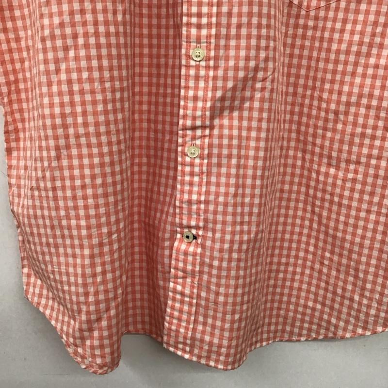 ノーティカ NAUTICA シャツ、ブラウス 半袖 半袖シャツ プリントシャツ ポケットシャツ XL チェック 白 / ホワイト / white X 桃 / ピンク / pink メンズ USED 古着 中古 10158136