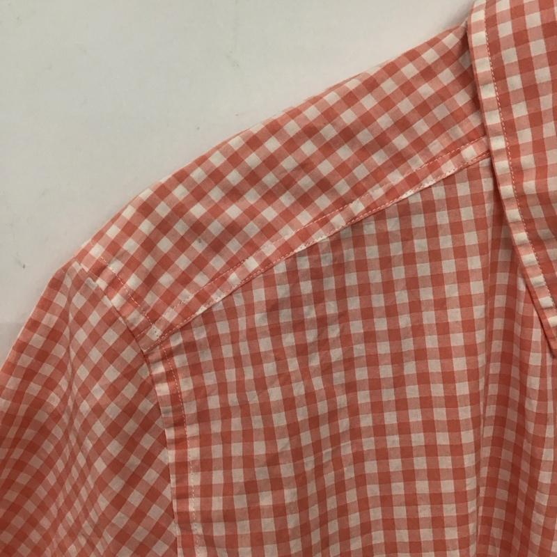 ノーティカ NAUTICA シャツ、ブラウス 半袖 半袖シャツ プリントシャツ ポケットシャツ XL チェック 白 / ホワイト / white X 桃 / ピンク / pink メンズ USED 古着 中古 10158136
