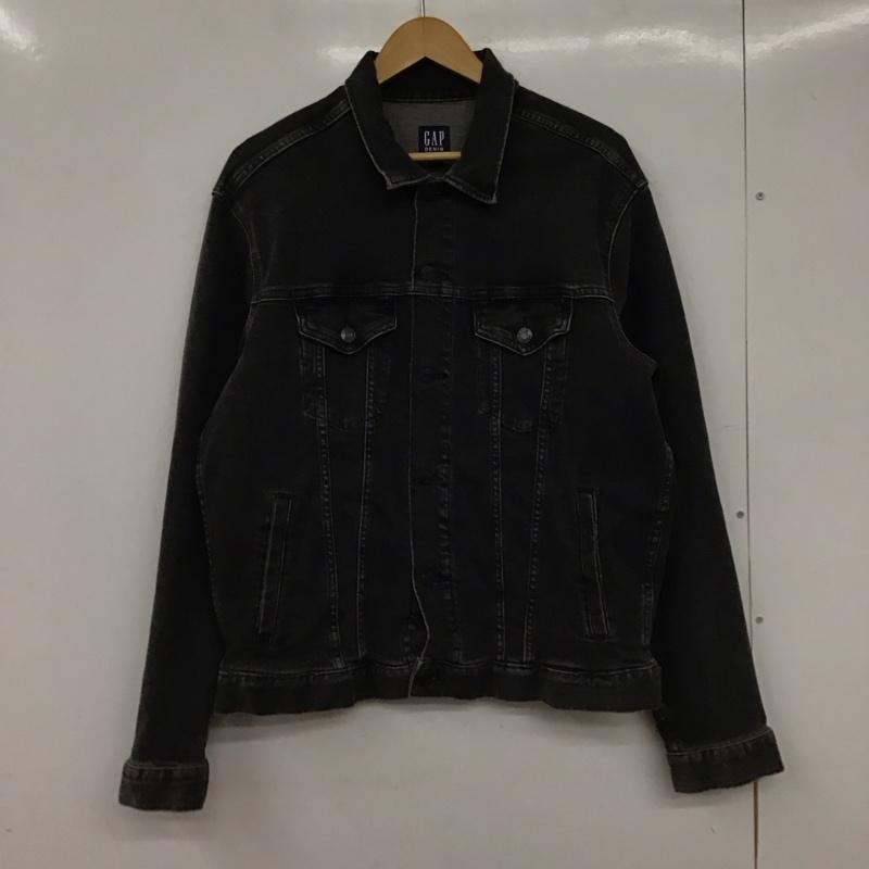 ギャップ GAP ジャケット、上着 ジャンパー、ブルゾン デニム L 無地 ダークグレー / ダークグレー / メンズ USED 古着 中古 10158137