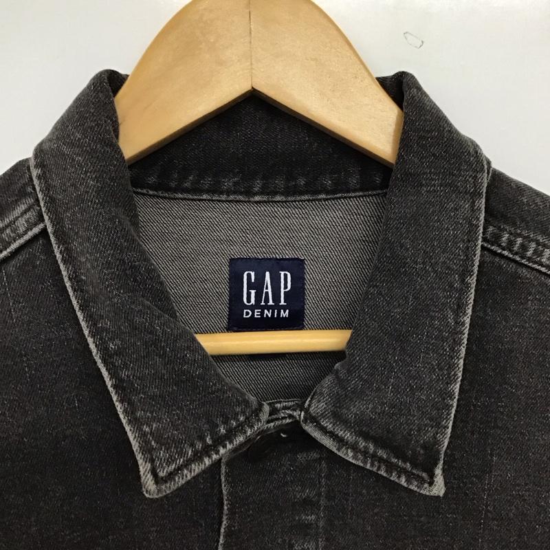 ギャップ GAP ジャケット、上着 ジャンパー、ブルゾン デニム L 無地 ダークグレー / ダークグレー / メンズ USED 古着 中古 10158137