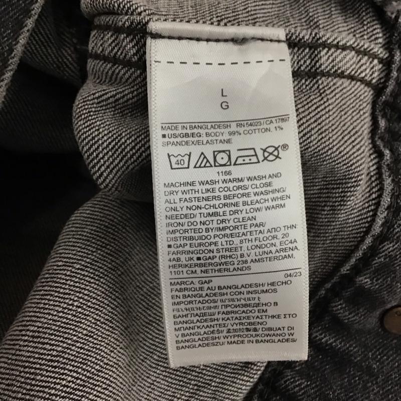ギャップ GAP ジャケット、上着 ジャンパー、ブルゾン デニム L 無地 ダークグレー / ダークグレー / メンズ USED 古着 中古 10158137