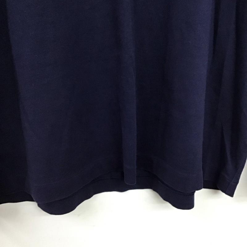 ポロバイラルフローレン Polo by RALPH LAUREN カットソー 長袖 長袖カットソー プリントカットソー クルーネック M ロゴ、文字 紺 / ネイビー / navy メンズ USED 古着 中古 10158139