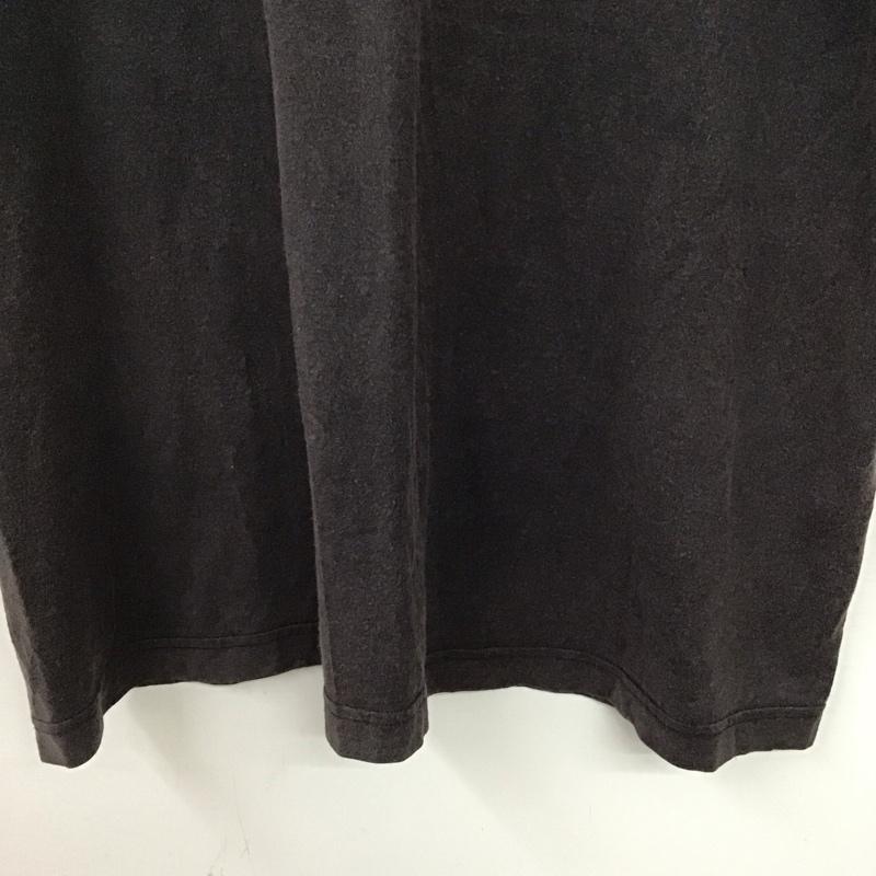 アディダス adidas Tシャツ 半袖 半袖カットソー プリントTシャツ クルーネックカットソー M ロゴ、文字 ダークグレー / ダークグレー / メンズ USED 古着 中古 10158140
