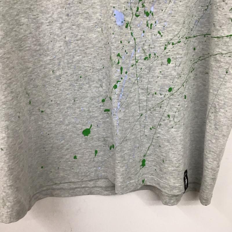 エッセンシャルズ ESSENTIALS Tシャツ 半袖 半袖カットソー プリントTシャツ クルーネックカットソー S プリント 灰 / グレー / gray メンズ USED 古着 中古 10158143