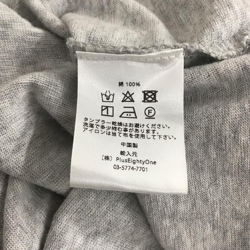 エッセンシャルズ ESSENTIALS Tシャツ 半袖 半袖カットソー プリントTシャツ クルーネックカットソー S プリント 灰 / グレー / gray メンズ USED 古着 中古 10158143