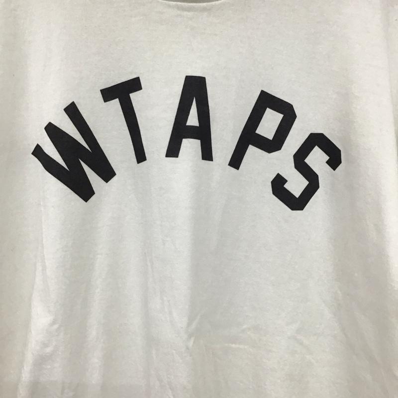 ダブルタップス WTAPS Tシャツ 半袖 半袖カットソー プリントTシャツ クルーネックカットソー 3 ロゴ、文字 白 / ホワイト / white メンズ USED 古着 中古 10158144