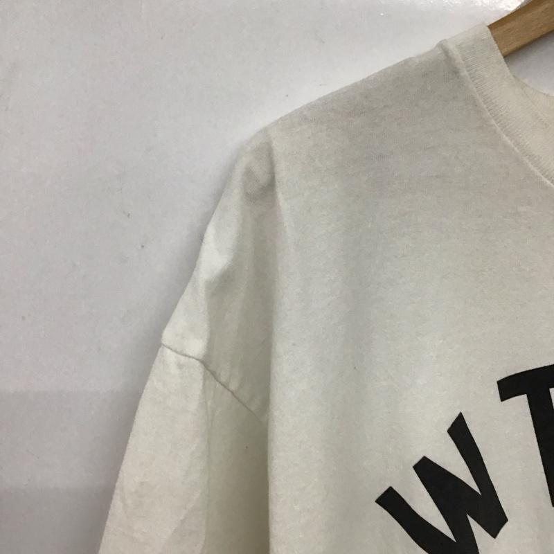ダブルタップス WTAPS Tシャツ 半袖 半袖カットソー プリントTシャツ クルーネックカットソー 3 ロゴ、文字 白 / ホワイト / white メンズ USED 古着 中古 10158144