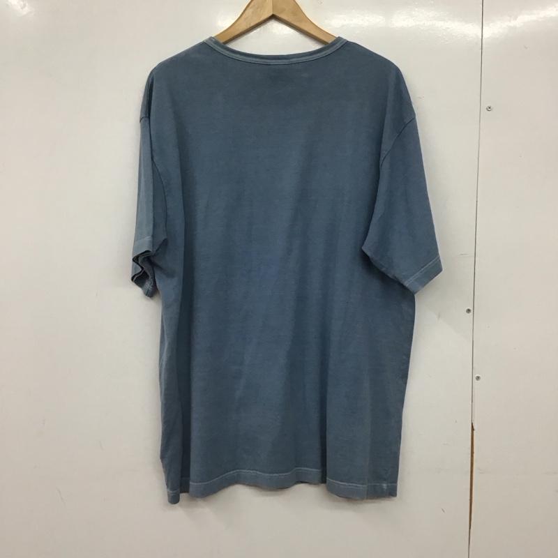 ダブルタップス WTAPS Tシャツ 半袖 半袖カットソー プリントTシャツ クルーネックカットソー 2 無地 水色 / ライトブルー / メンズ USED 古着 中古 10158145