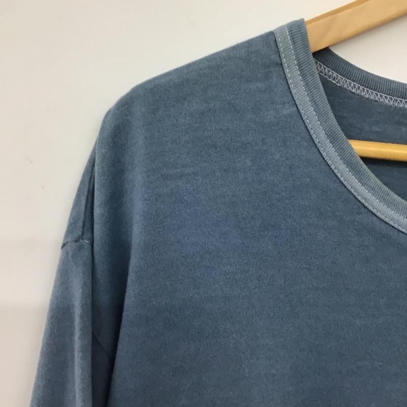 ダブルタップス WTAPS Tシャツ 半袖 半袖カットソー プリントTシャツ クルーネックカットソー 2 無地 水色 / ライトブルー / メンズ USED 古着 中古 10158145