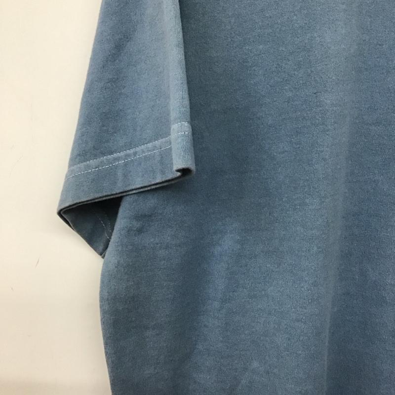ダブルタップス WTAPS Tシャツ 半袖 半袖カットソー プリントTシャツ クルーネックカットソー 2 無地 水色 / ライトブルー / メンズ USED 古着 中古 10158145