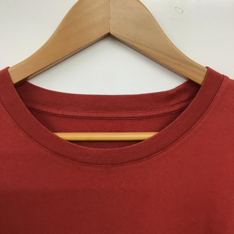メゾン マルジェラ Maison Margiela Tシャツ 半袖 半袖カットソー プリントTシャツ クルーネックカットソー 無地 赤 / レッド / red メンズ USED 古着 中古 10158146