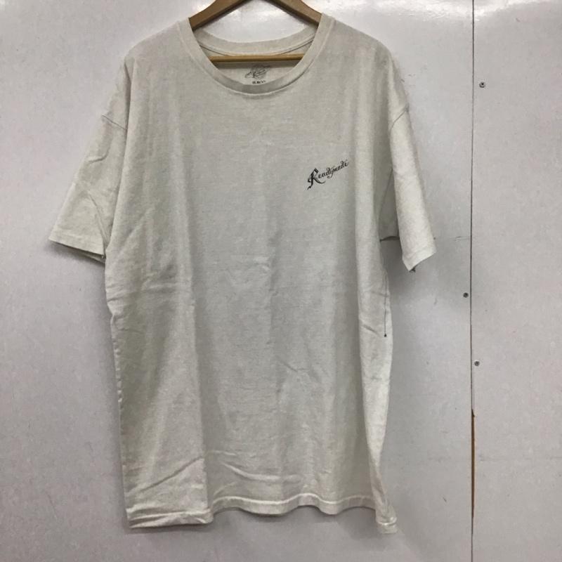 レディーメイド READY MADES Tシャツ 半袖 半袖カットソー プリントTシャツ クルーネックカットソー XXL ロゴ、文字 アイボリー / アイボリー / メンズ USED 古着 中古 10158147