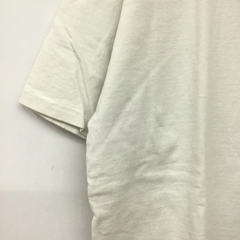 レディーメイド READY MADES Tシャツ 半袖 半袖カットソー プリントTシャツ クルーネックカットソー XXL ロゴ、文字 アイボリー / アイボリー / メンズ USED 古着 中古 10158147